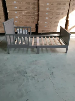 Woodland Toddler Bed, Brushed Pebble